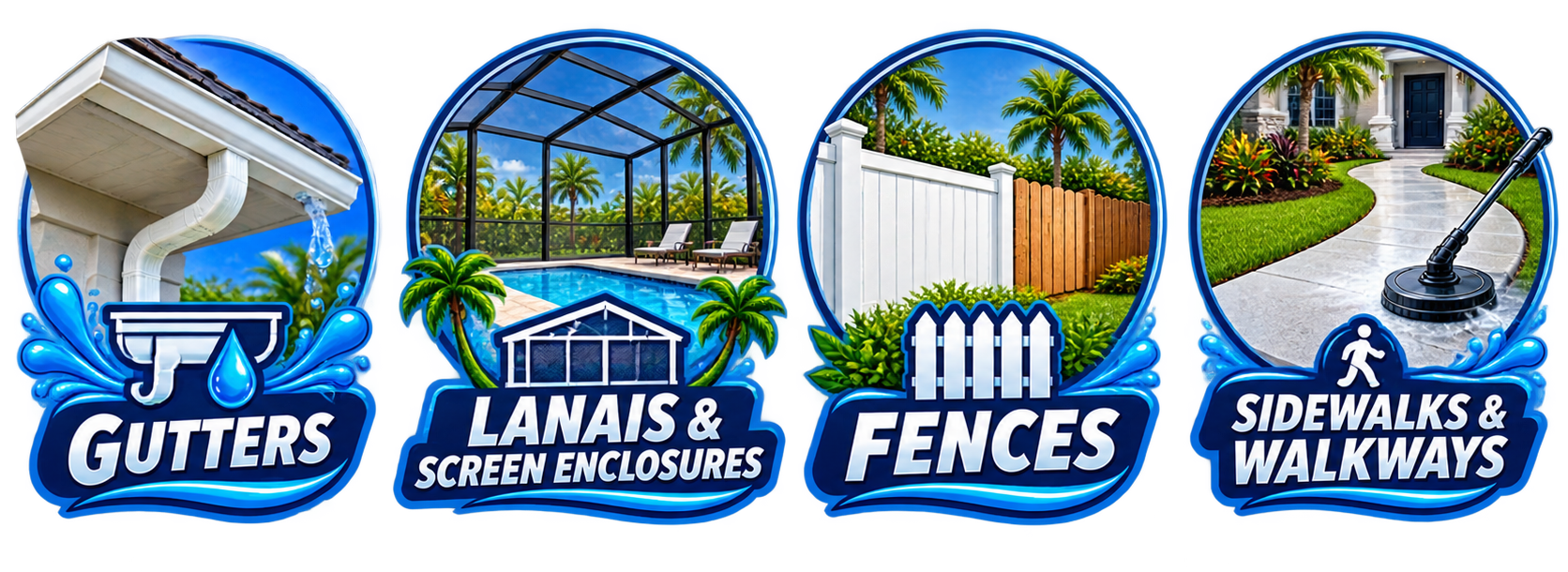 Suncoast Property Renewal LLC pressure washing and exterior cleaning